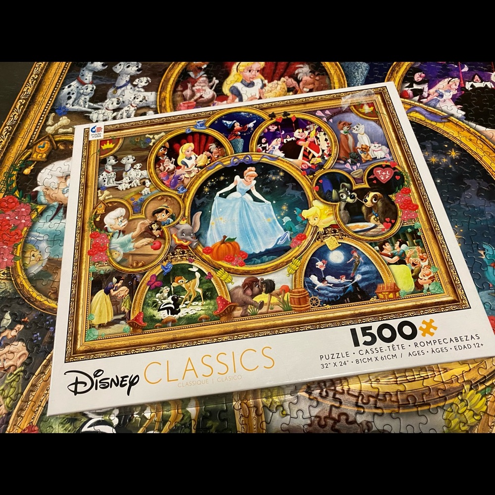 Disney Classics 1500 piece puzzle